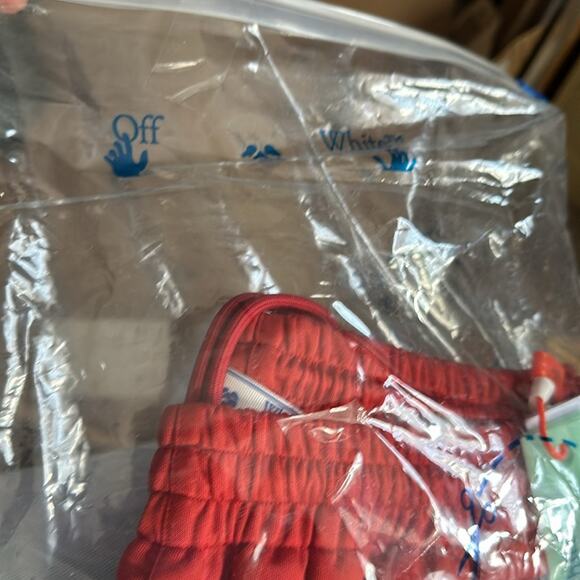 OFF-WHITE™ Brick Red Shorts M - Picture 13 of 16